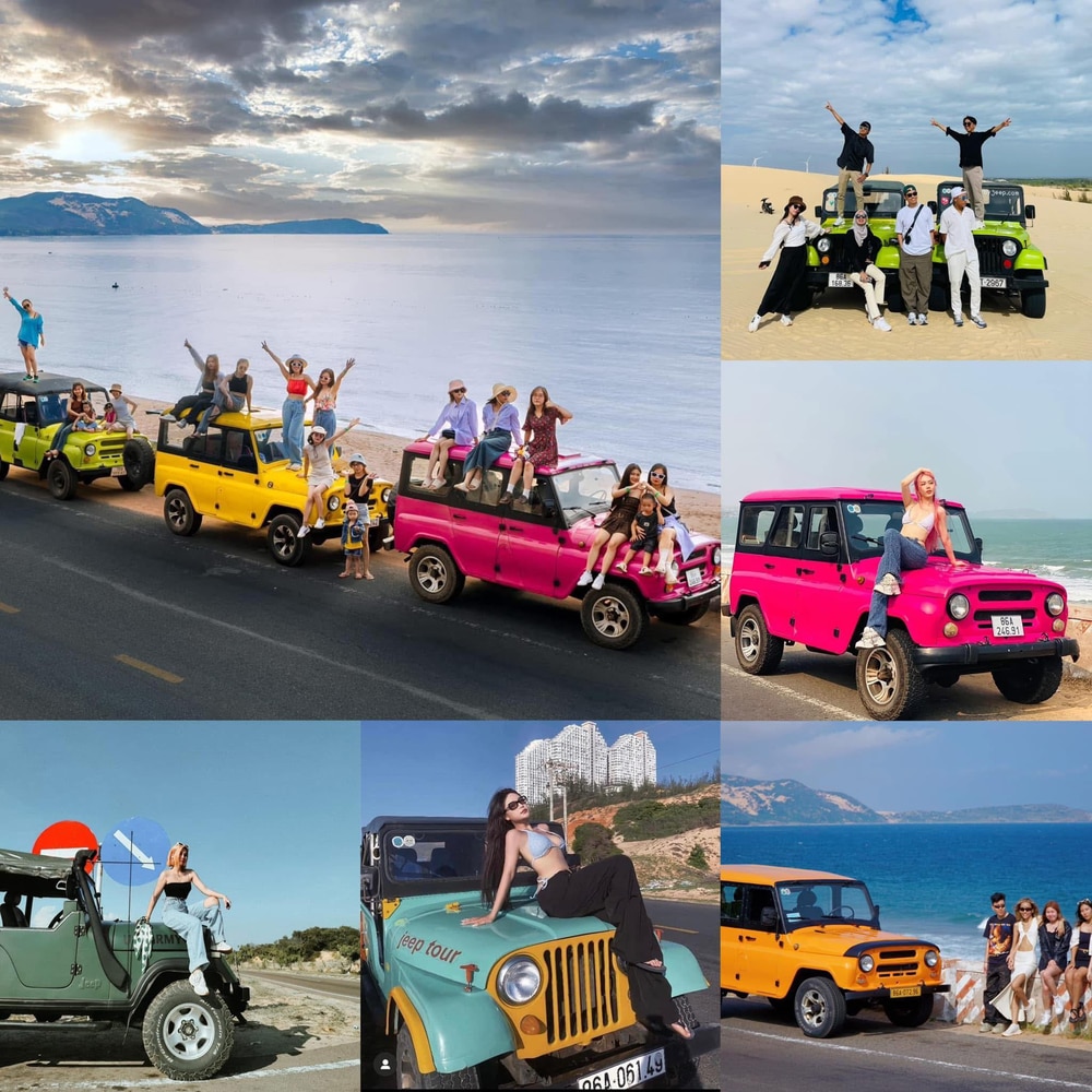 Tour khám phá Mũi Né bằng xe Jeep